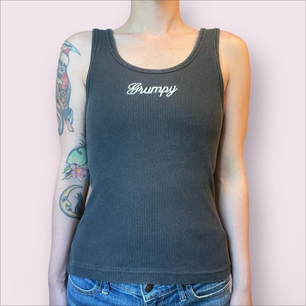 Disney Grumpy Charcoal Tank Top